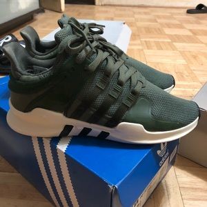 OLIVE GREEN ADIDAS EQT